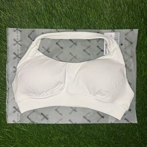 Dfyne impact sports bra ivory white extra small